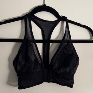 lululemon athletica Black Mesh Sports Bra
